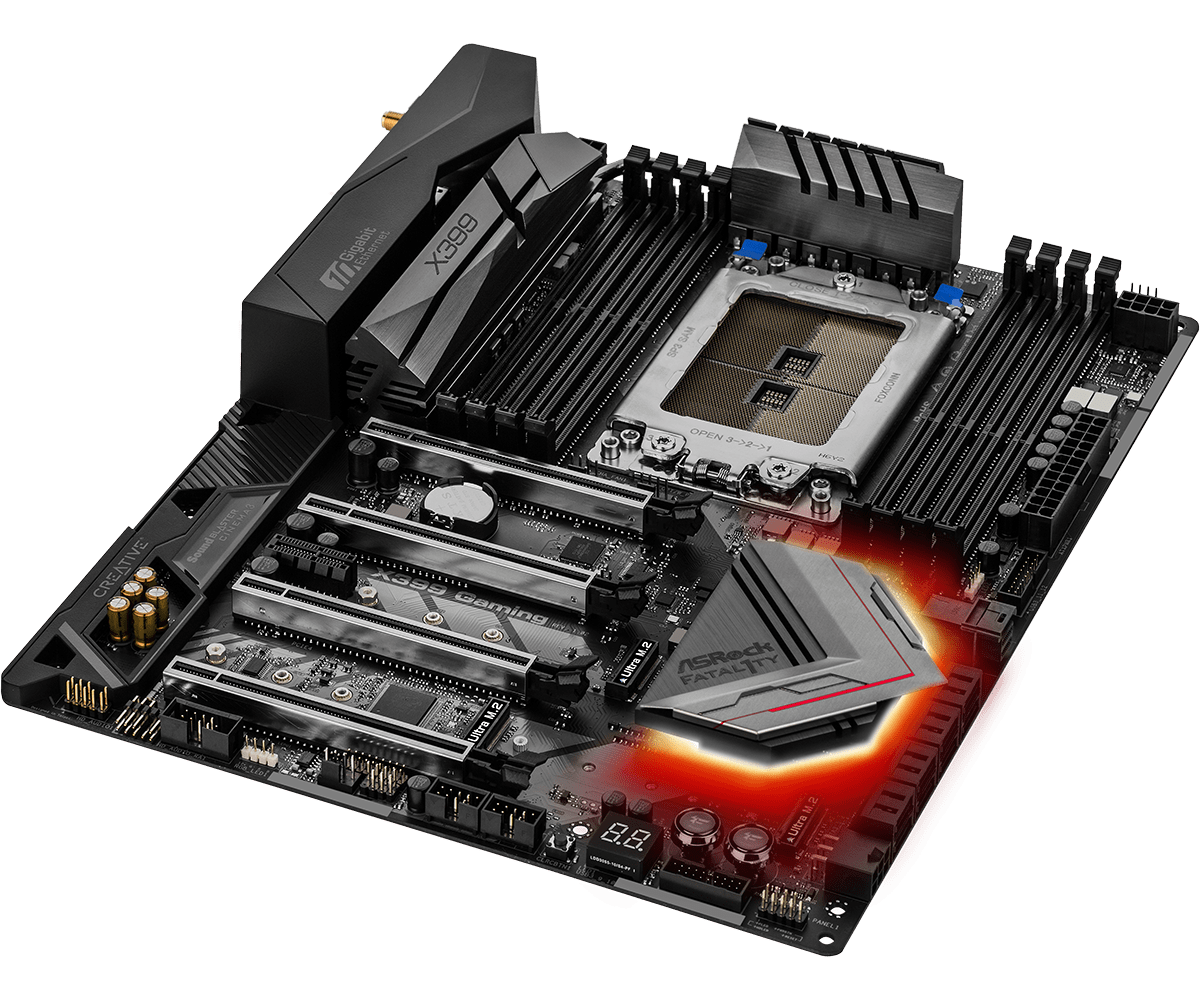 Asrock Fatal1ty X399 Professional Gaming Motherboard Specifications